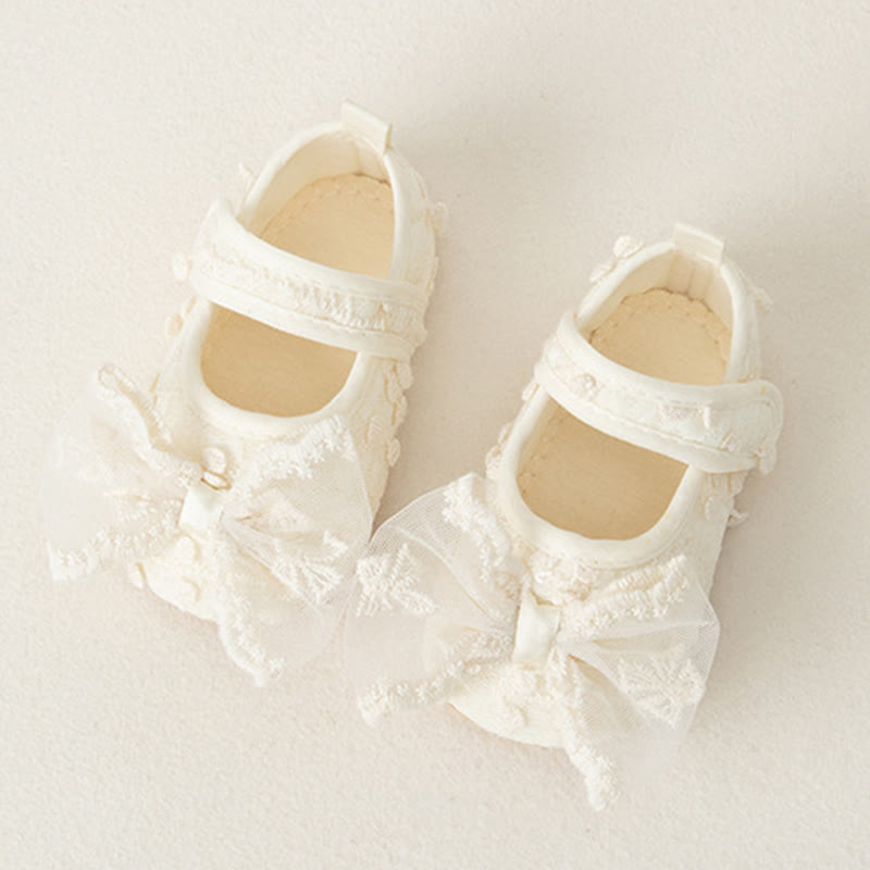 حذاء باليه ذو مقدمة مستديرة وقوس صلب - البيج - 13 سم - image 1