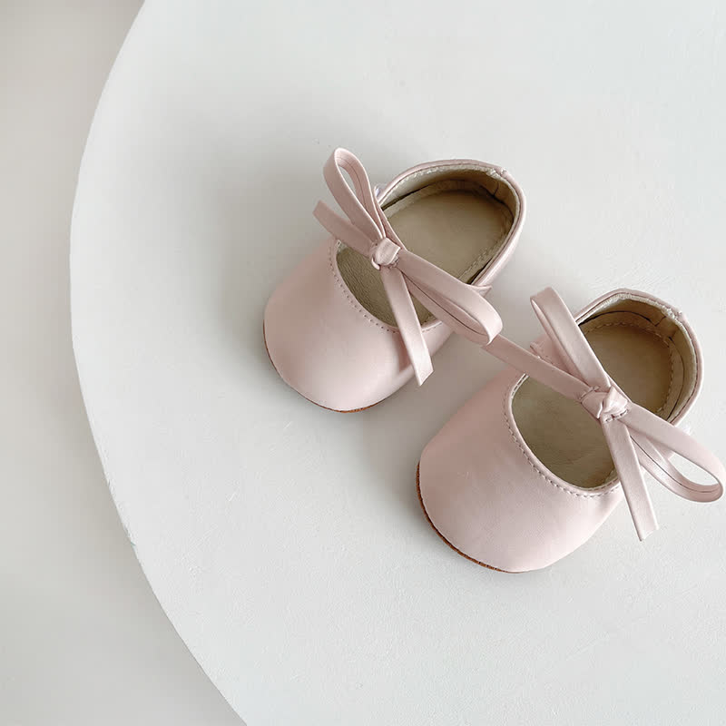 حذاء باليه ذو مقدمة مستديرة وقوس صلب - لون القرنفل - 12-18 شهرًا - image 7