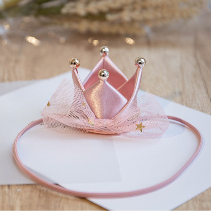 مشبك شعر بألوان متداخلة مع ترتر - طوق شعر وردي - image 2