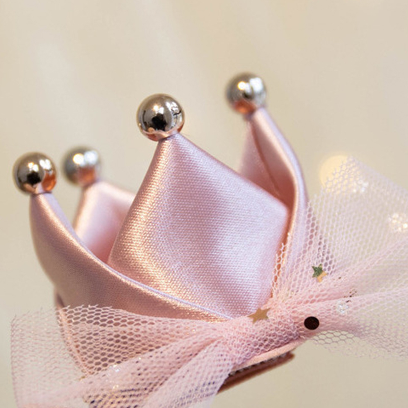 مشبك شعر بألوان متداخلة مع ترتر - مشبك وردي - image 1