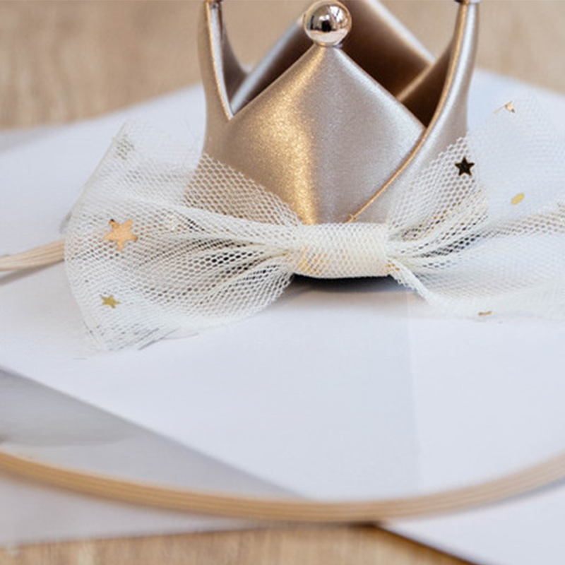 مشبك شعر بألوان متداخلة مع ترتر - طوق شعر من الشمبانيا - image 5