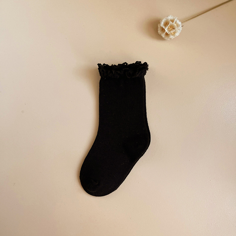 جوارب بتصميم مضفر متين - أسود - 3-5 سنوات - image 8