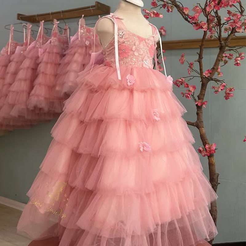 فساتين ماكسي بدون أكمام بفتحة جانبية من قماش شبكي - image 2