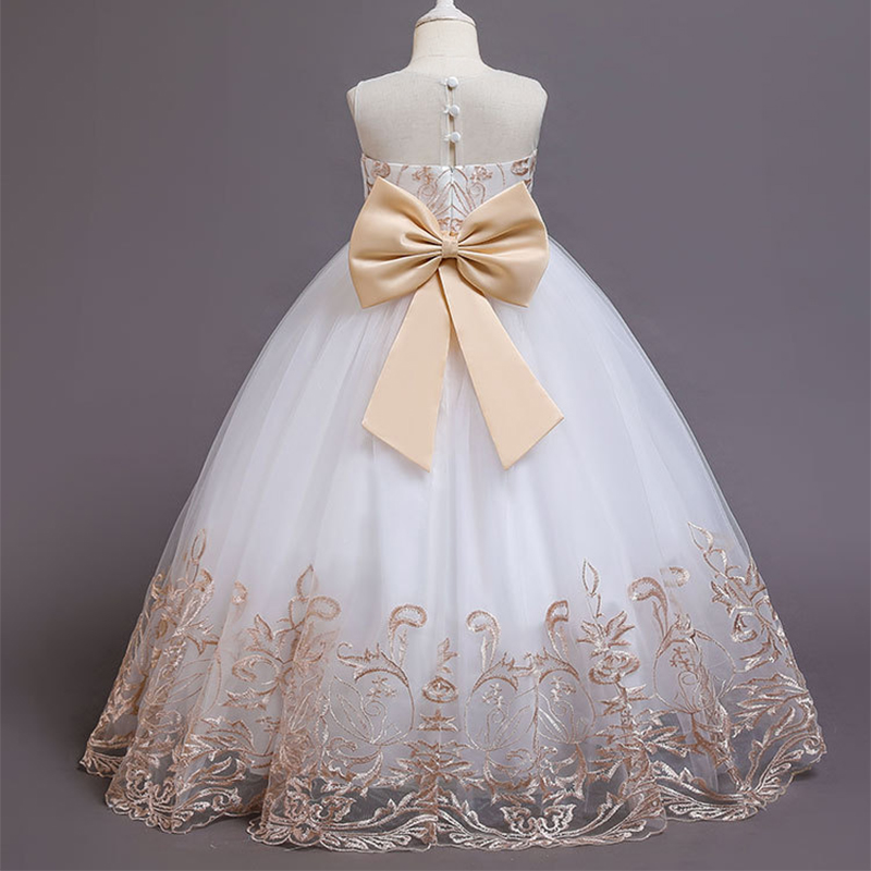 فساتين ماكسي بدون أكمام مزينة بتطريز شبكي - image 2