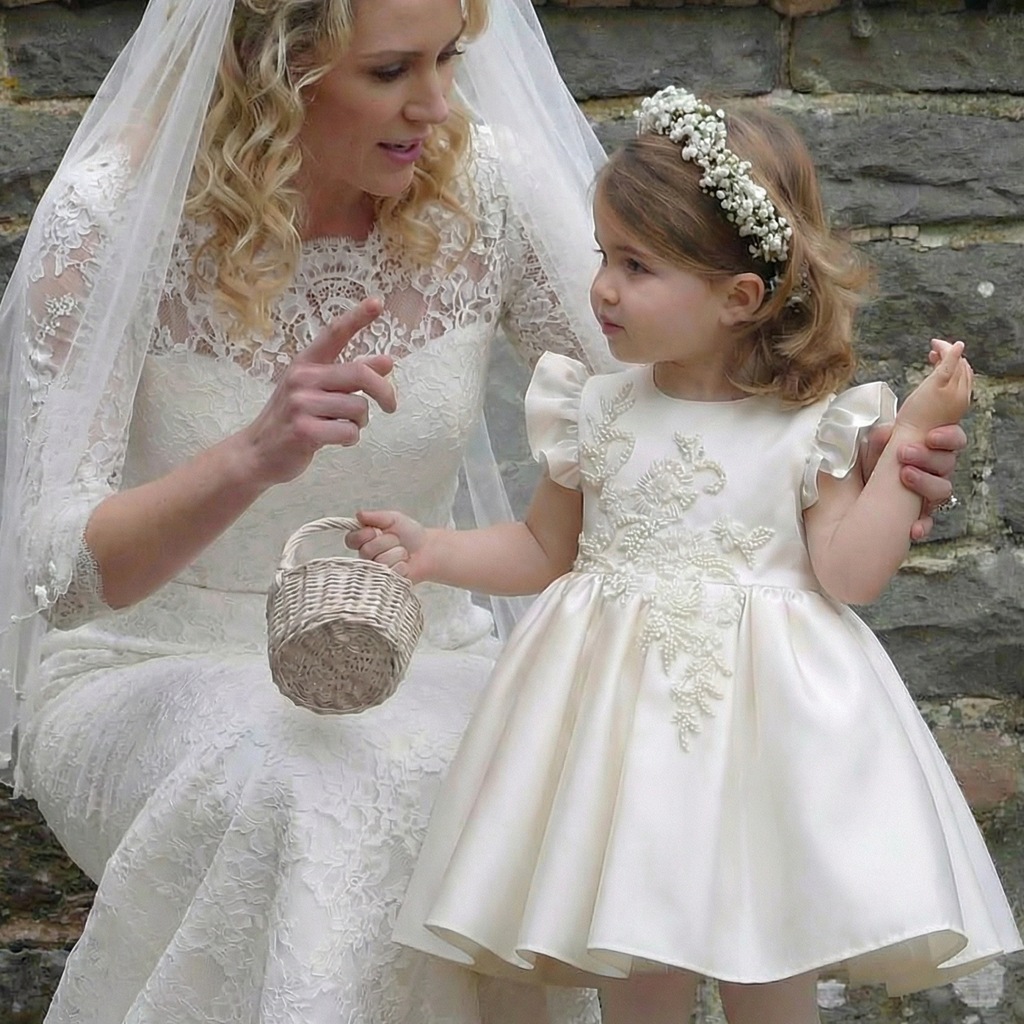 فساتين ميدي قصيرة الأكمام مزينة بالساتان - image 2