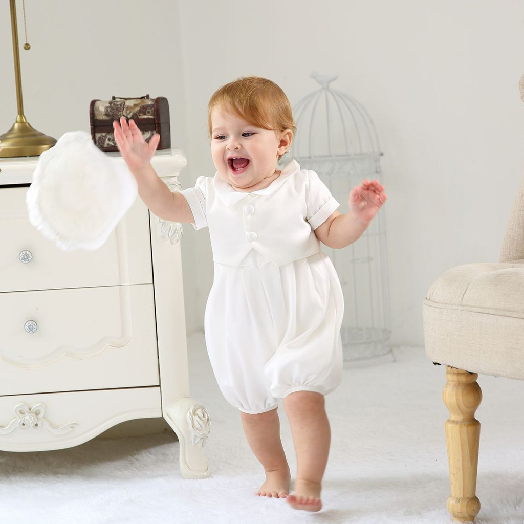 بنطال قصير الأكمام من الساتان بتصميم عيد الفصح مع قبعة - image 2