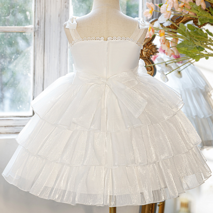 فساتين ميدي بدون أكمام مزينة بورود من الأورجانزا - image 4