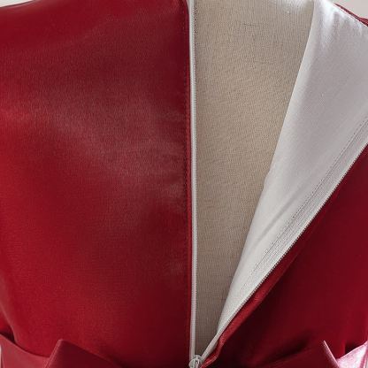 فساتين ماكسي بأكمام قصيرة مزينة بوردة من الساتان - image 26