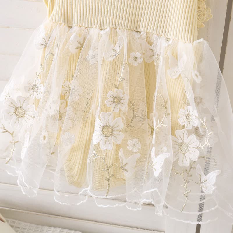 بدلة جسم متوسطة الطول بأكمام قصيرة مزينة بوردة مقسمة من القطن بنسبة 100% - image 13