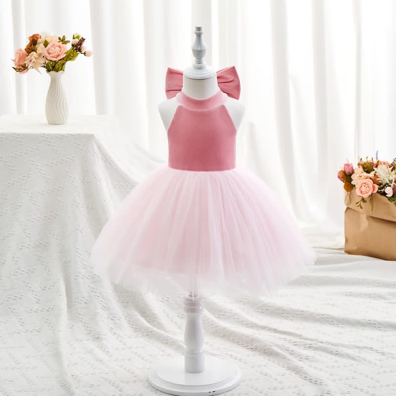 فساتين ميدي مخملية بفتحة جانبية وأكمام ثلاثة أرباع بدون قفازات - image 3