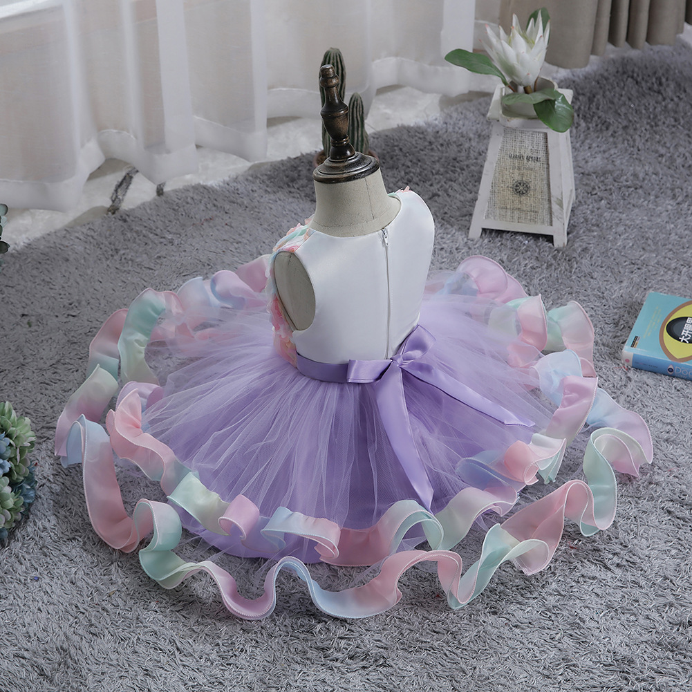 فساتين ميدي بدون أكمام مزينة بوردة شبكية لعيد الفصح - image 20