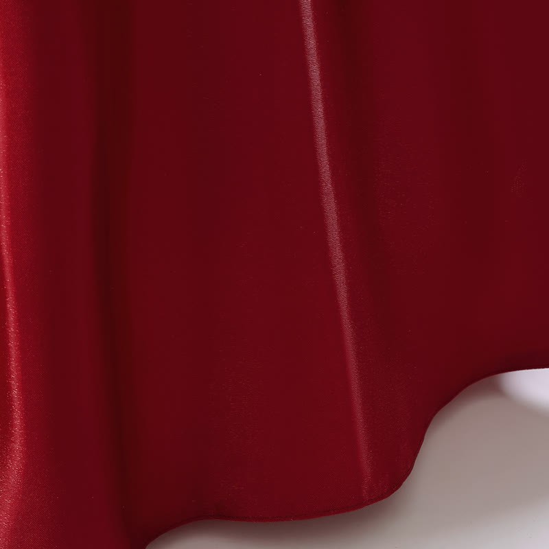 فساتين ماكسي بأكمام قصيرة مزينة بوردة من الساتان - image 27