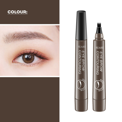 Simulation Liquid Rooted Eyebrow Pencil Wild Eyebrow Colorless Quad Eyebrow Pencil