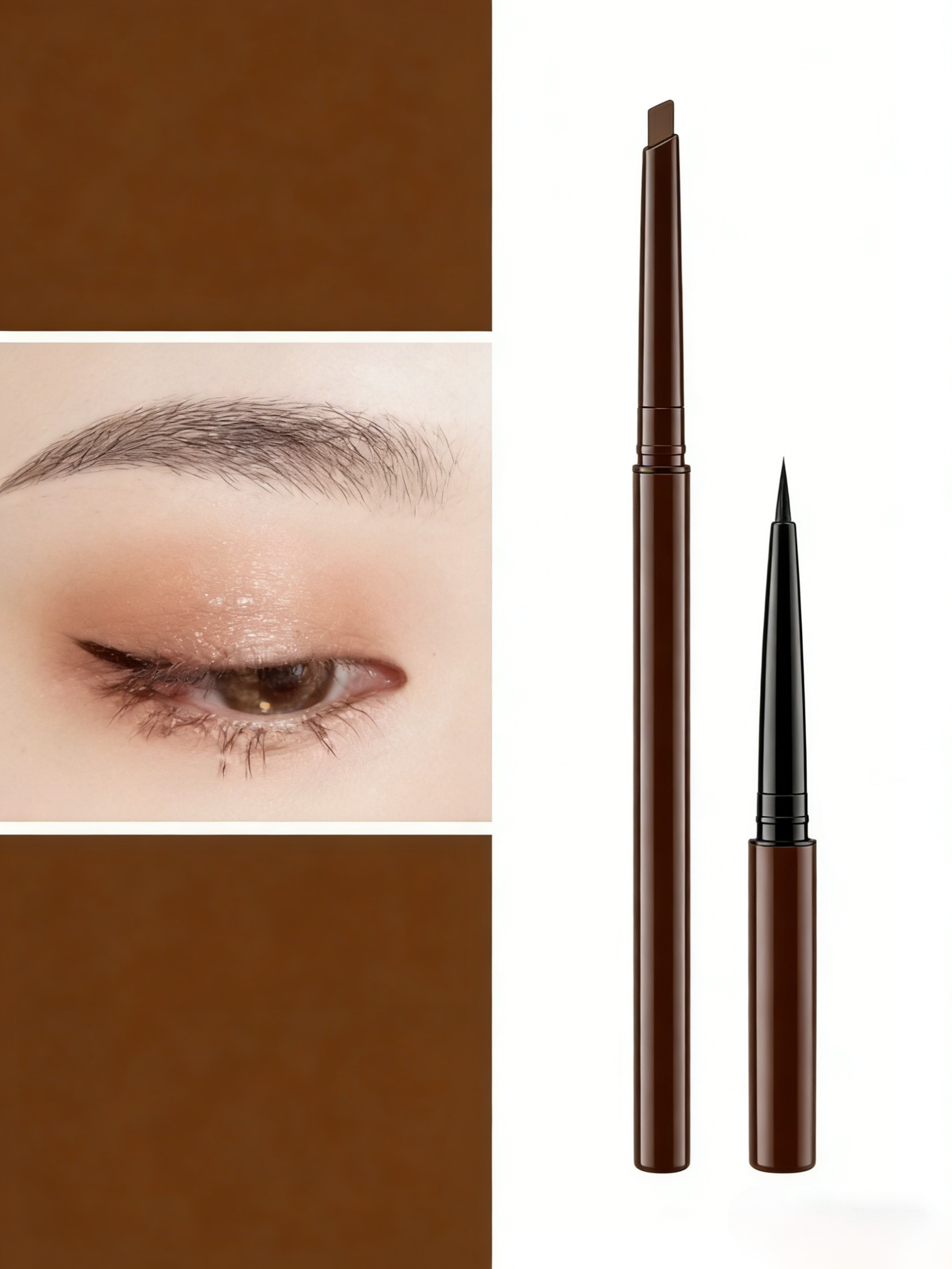 Simulation Liquid Rooted Eyebrow Pencil Wild Eyebrow Colorless Quad Eyebrow Pencil