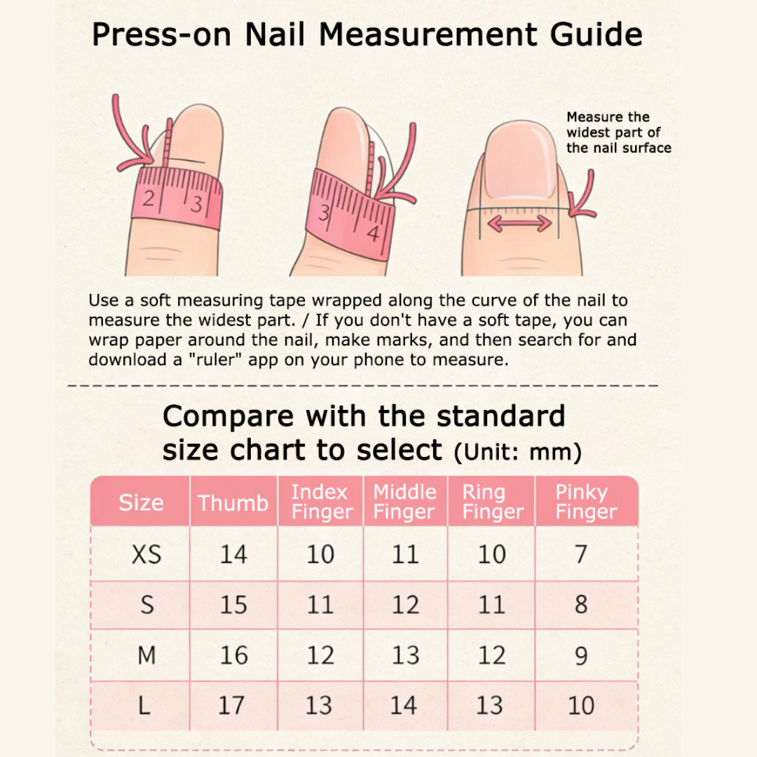 Handcrafted Press-on Nails Abundance Scoop