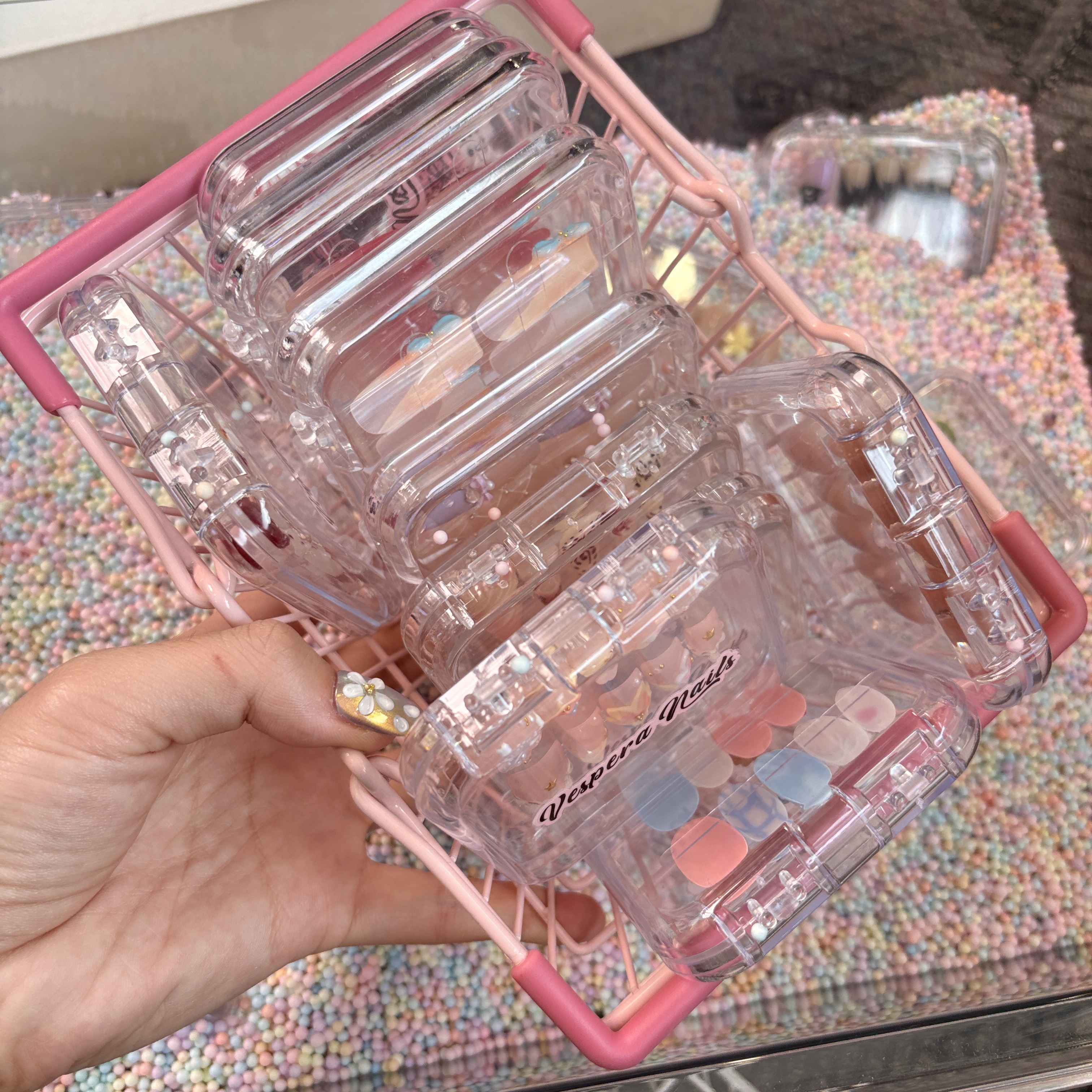 Handcrafted Press-on Nails Abundance Scoop