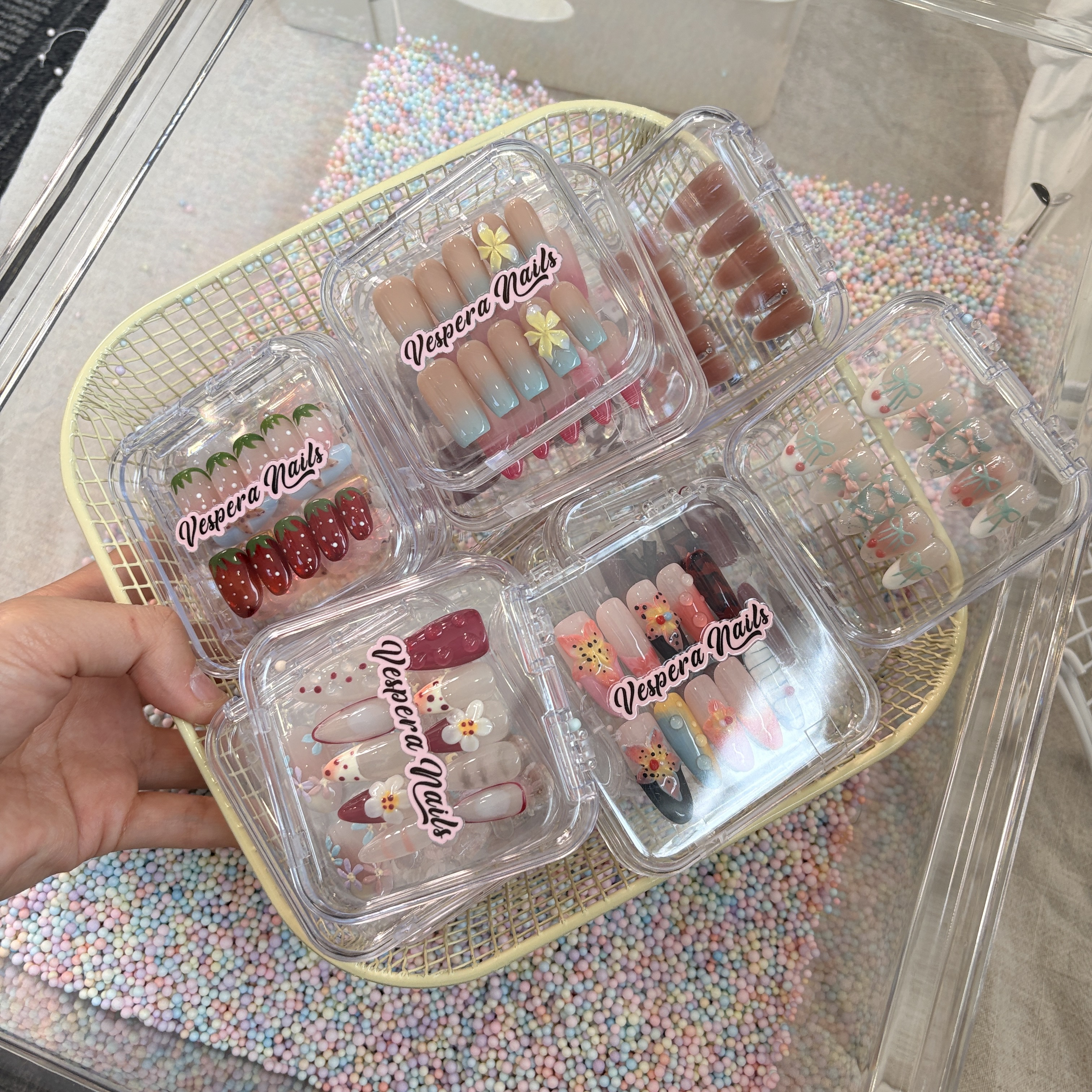 Handcrafted Press-on Nails Abundance Scoop