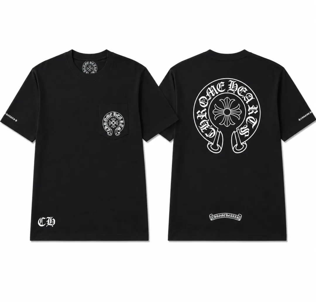 Chrome Hearts Tシャツ黒&白メンズ