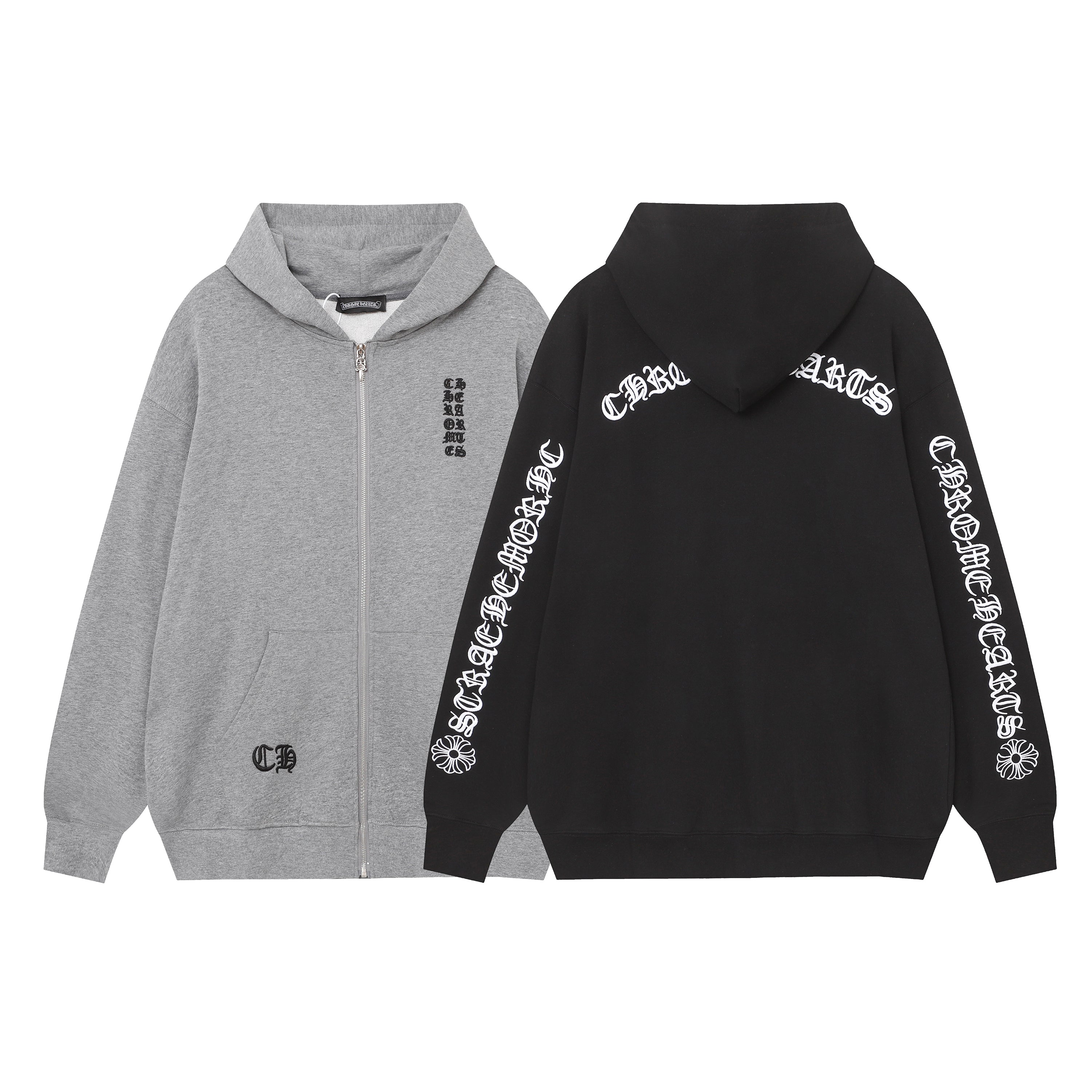 【クロムハーツ】 Chrome Hearts Zip Up Hoodie 9811 Tシャツ 長袖パーカー