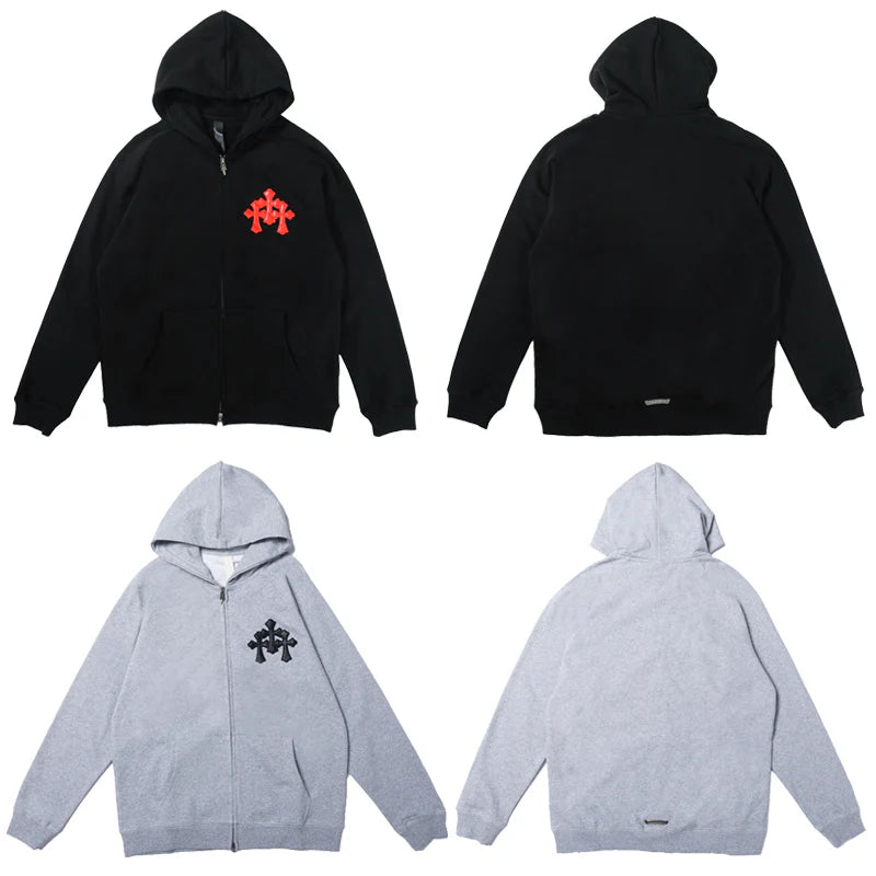 【クロムハーツ】 Chrome Hearts Zip Up Hoodie 8652 Tシャツ 長袖パーカー