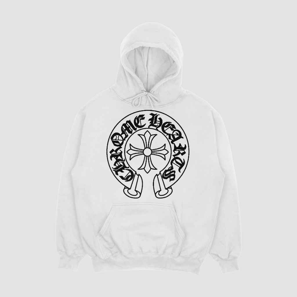 Chrome Hearts クラシックなロゴプリントパーカー