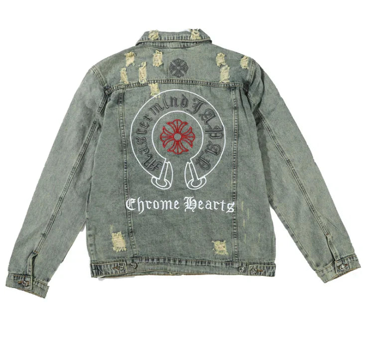 【Chrome Hearts】クロムハーツ 新作デニムジャケット Tシャツ
