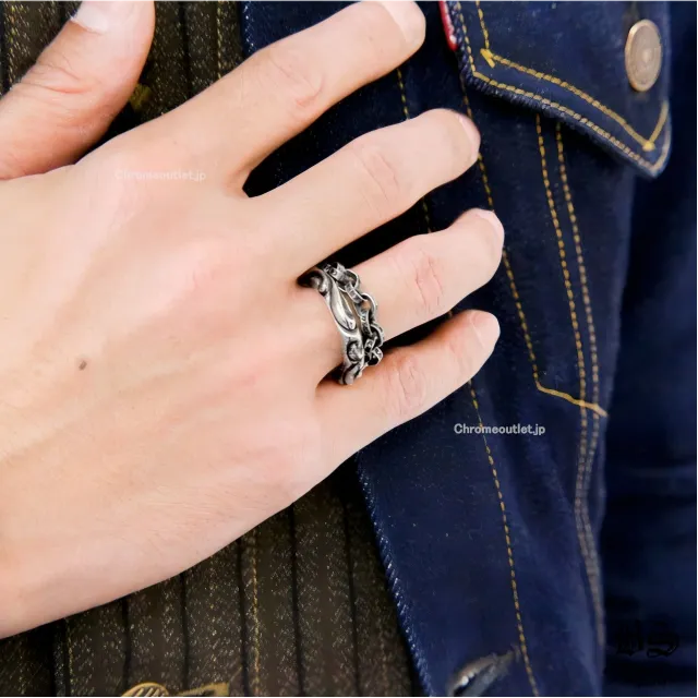 クロムハーツ ペーパーチェーンリング