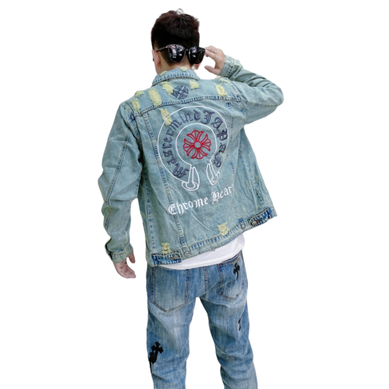 【Chrome Hearts】クロムハーツ 新作デニムジャケット Tシャツ