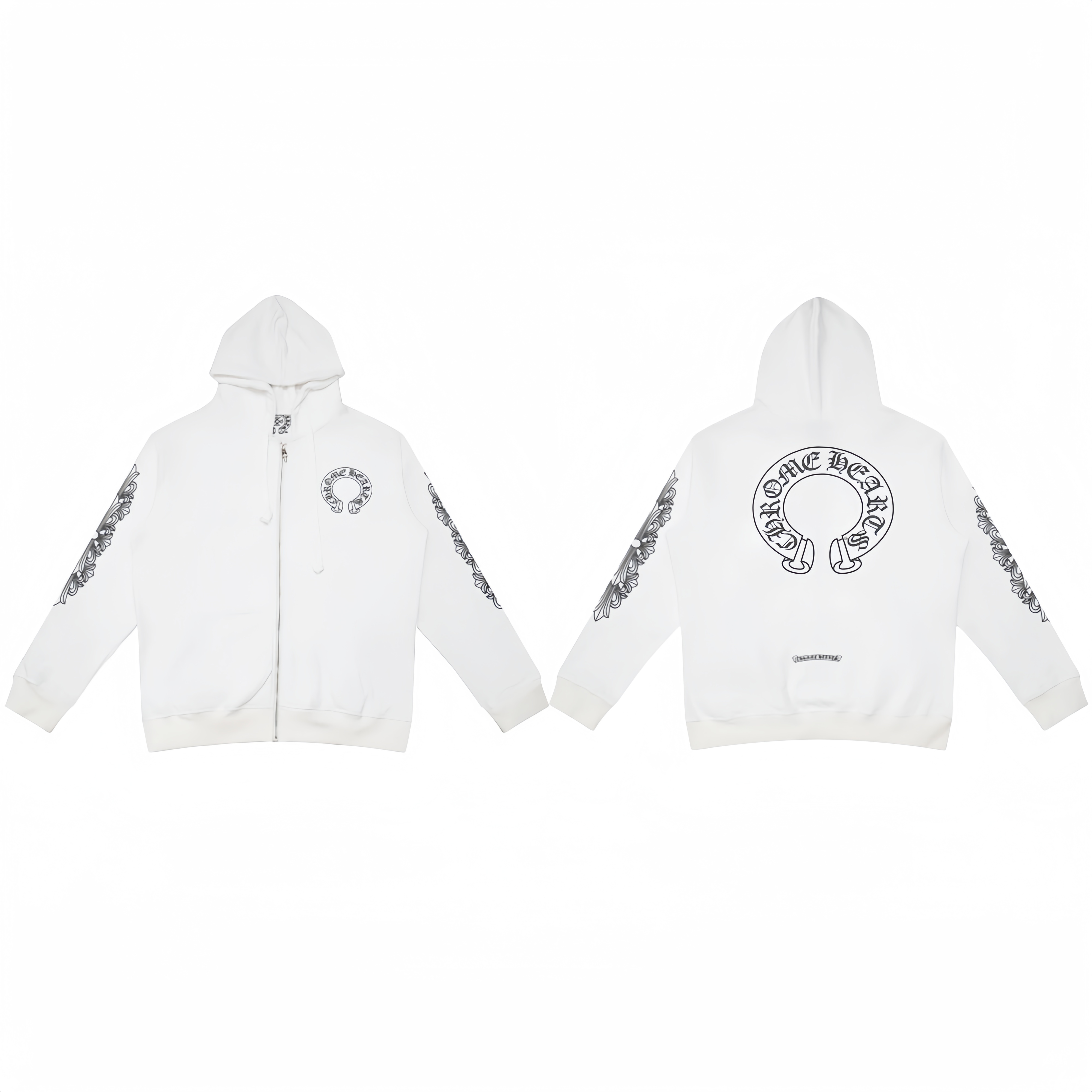 【クロムハーツ】 Chrome Hearts Zip Up Hoodie K5001 Tシャツ 長袖パーカー