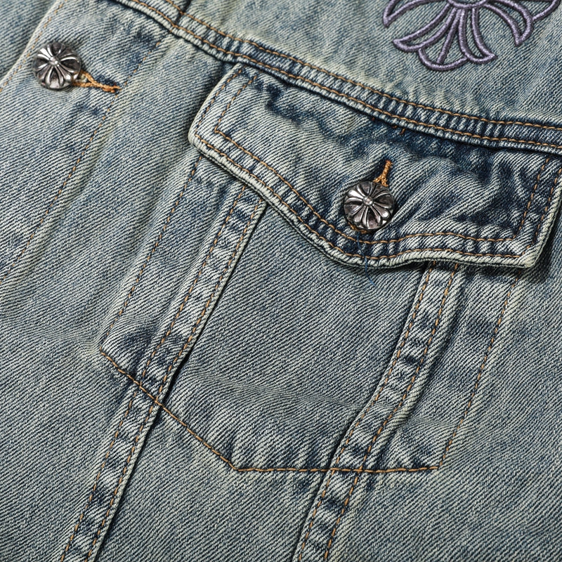 【Chrome Hearts】クロムハーツ 新作デニムジャケット Tシャツ