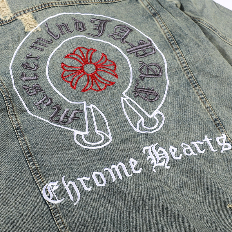 【Chrome Hearts】クロムハーツ 新作デニムジャケット Tシャツ