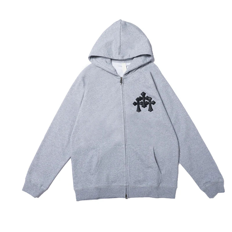 【クロムハーツ】 Chrome Hearts Zip Up Hoodie 8652 Tシャツ 長袖パーカー