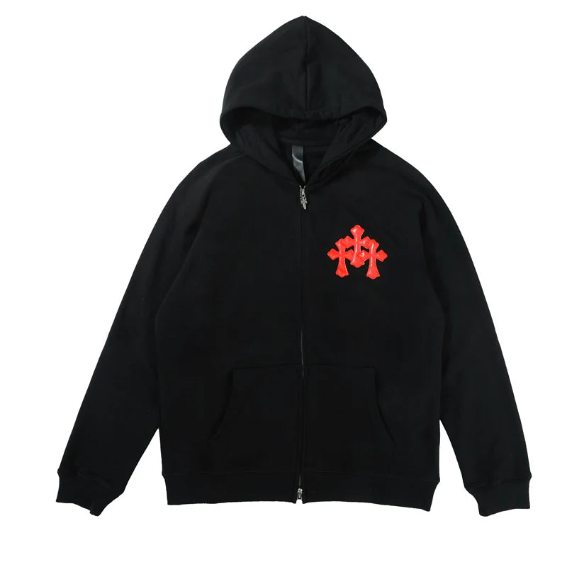 【クロムハーツ】 Chrome Hearts Zip Up Hoodie 8652 Tシャツ 長袖パーカー