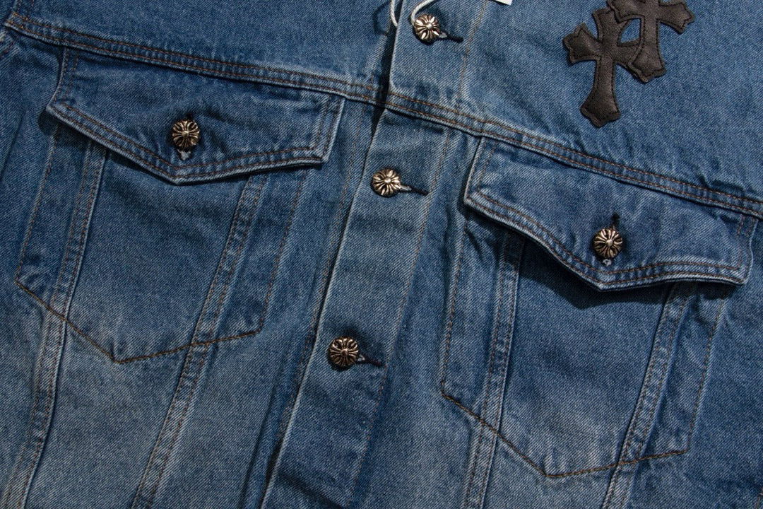【Chrome Hearts】クロムハーツ 新作デニムジャケット Tシャツ