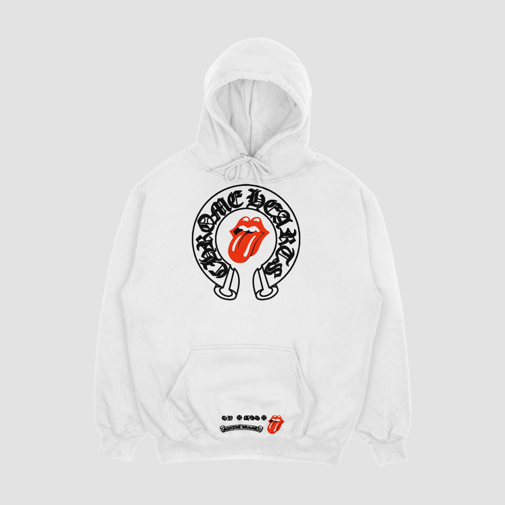 Chrome Hearts クラシックなロゴプリントパーカー