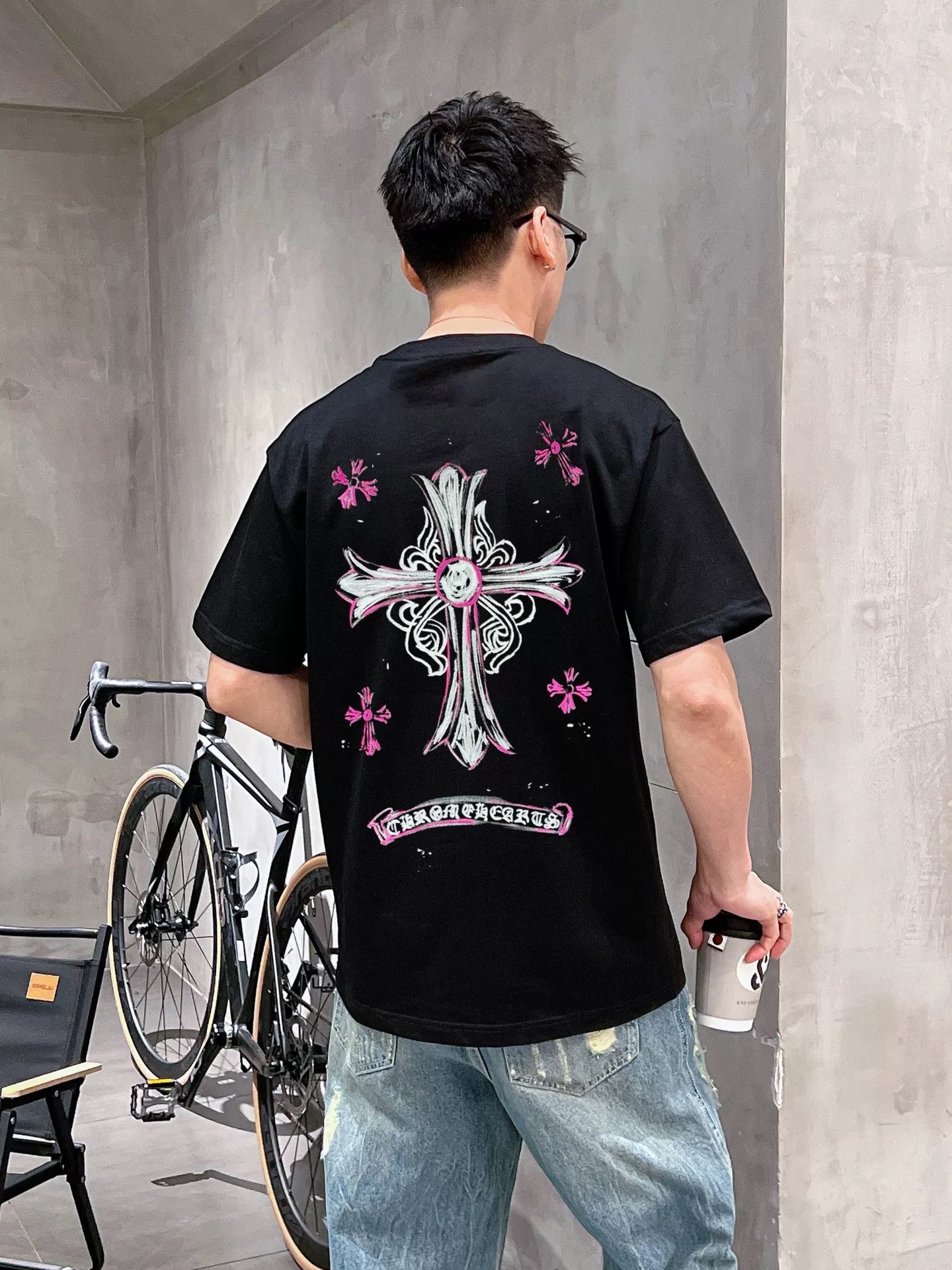 【Chrome Hearts】2025新作 クロムハーツ Tシャツ 男女兼用 高品質 半袖 CH041