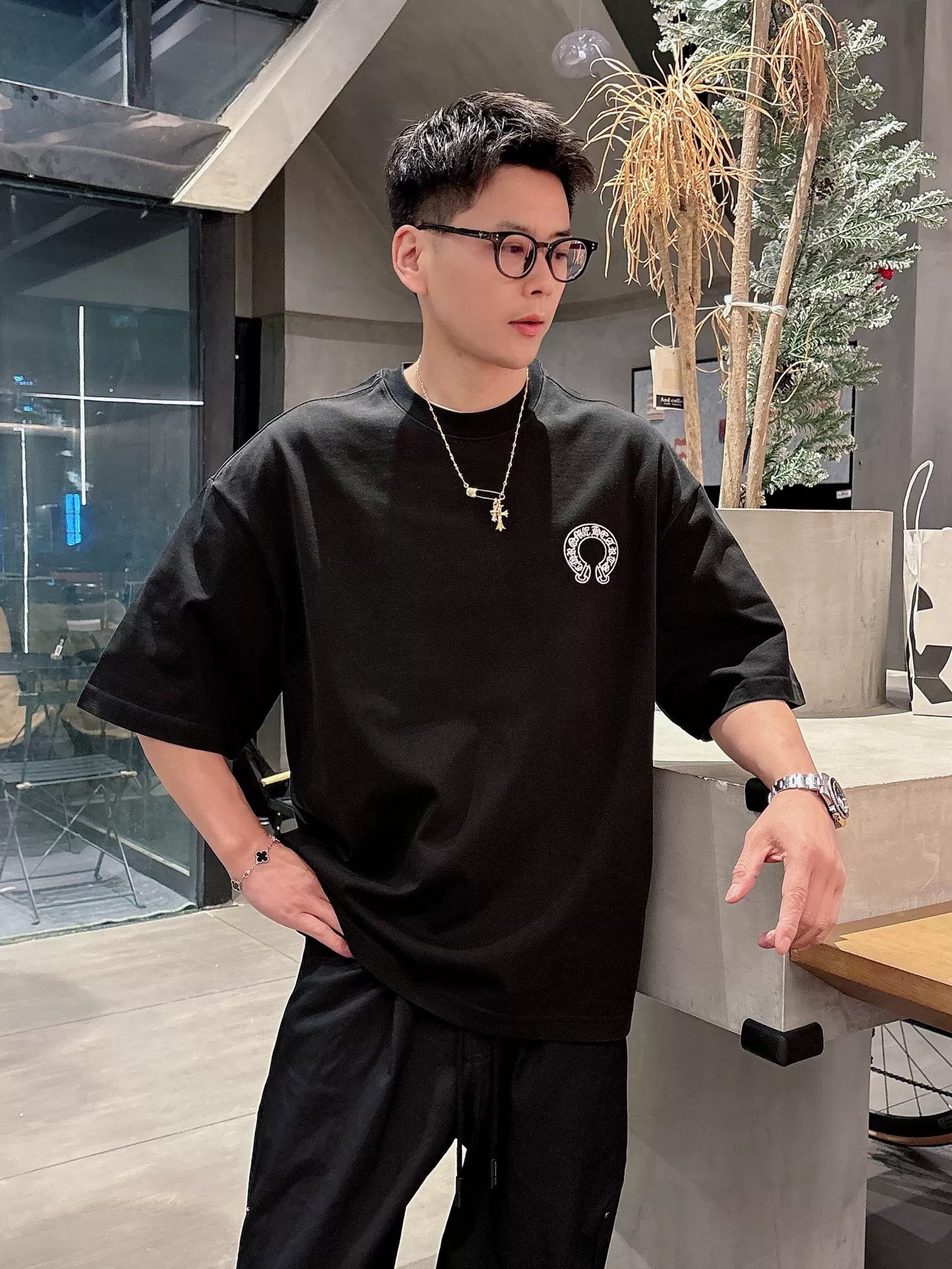 【Chrome Hearts】2025新作 クロムハーツ Tシャツ 男女兼用 高品質 半袖 CH048