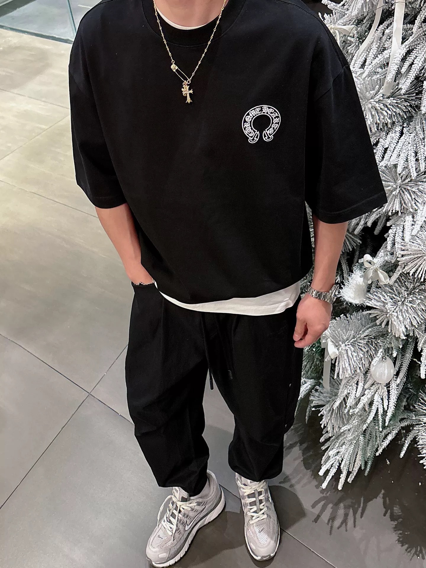 【Chrome Hearts】2025新作 クロムハーツ Tシャツ 男女兼用 高品質 半袖 CH048