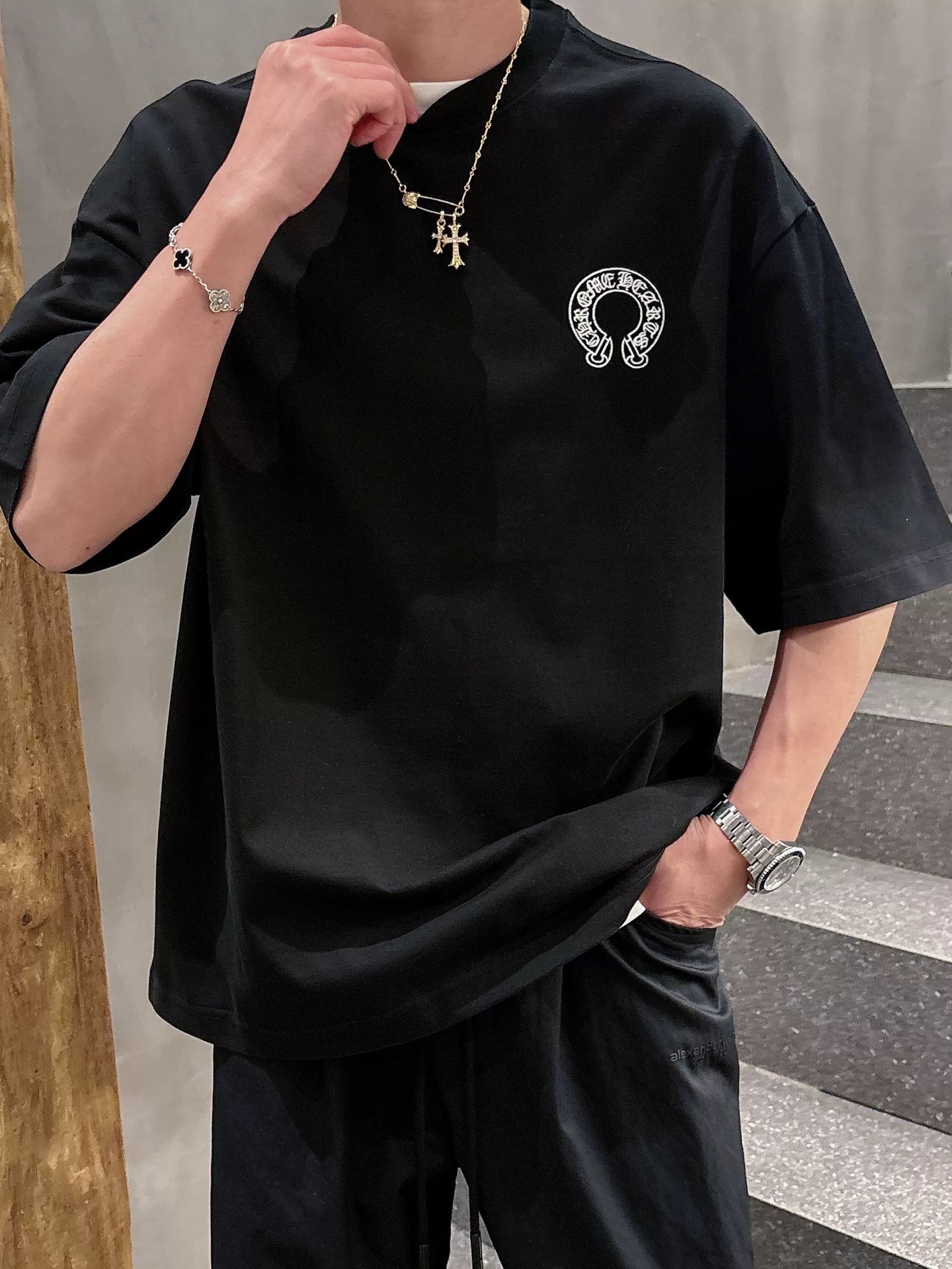 【Chrome Hearts】2025新作 クロムハーツ Tシャツ 男女兼用 高品質 半袖 CH048