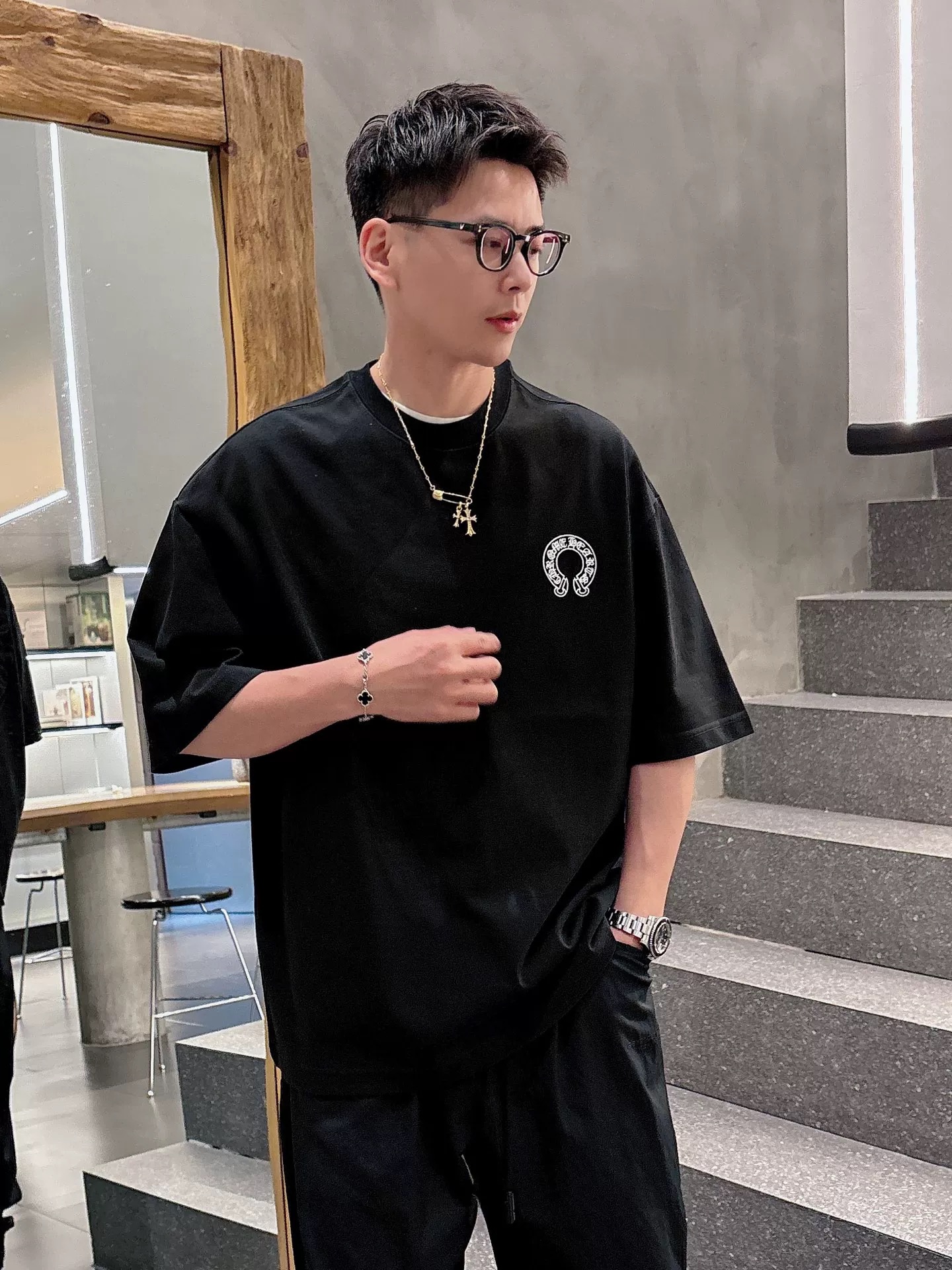 【Chrome Hearts】2025新作 クロムハーツ Tシャツ 男女兼用 高品質 半袖 CH048