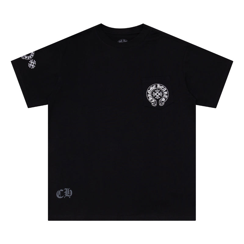 クロムハーツ Tシャツ 半袖 Chrome Hearts Multi Color Horse Shoe T-shirt K6048