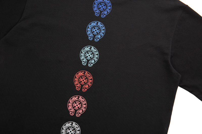 クロムハーツ Tシャツ 半袖 Chrome Hearts Multi Color Horse Shoe T-shirt K6048