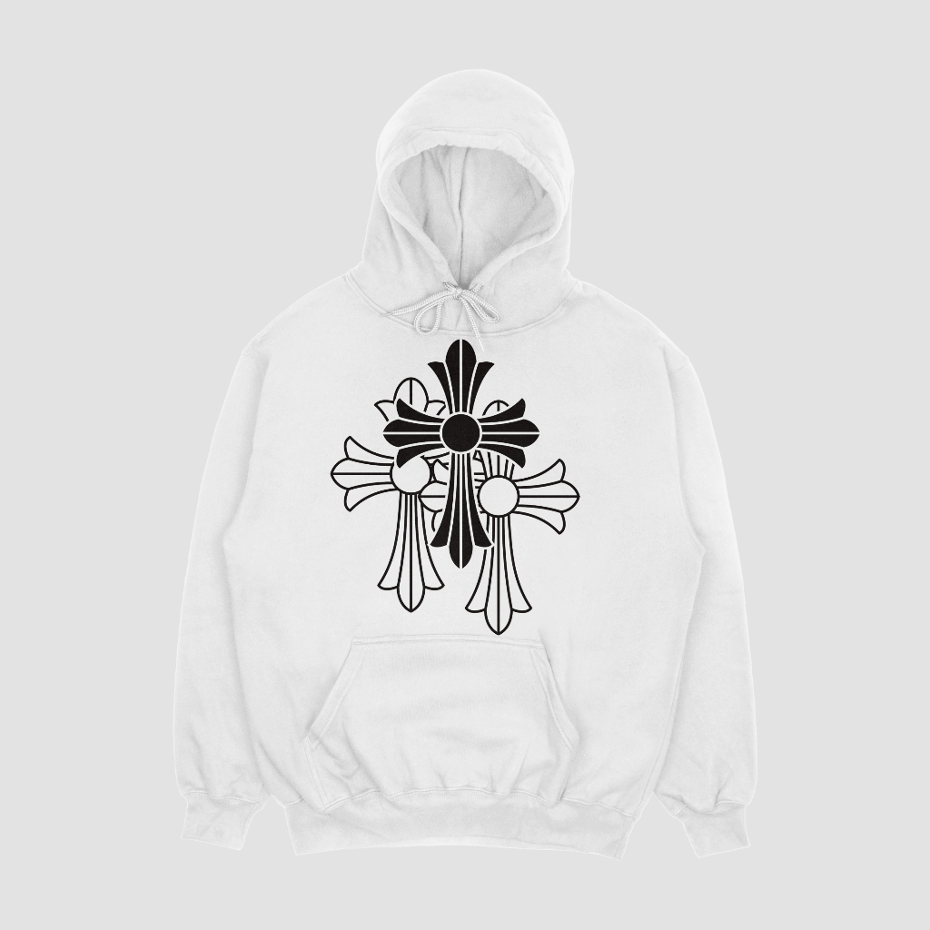 Chrome Hearts クラシックなロゴプリントパーカー