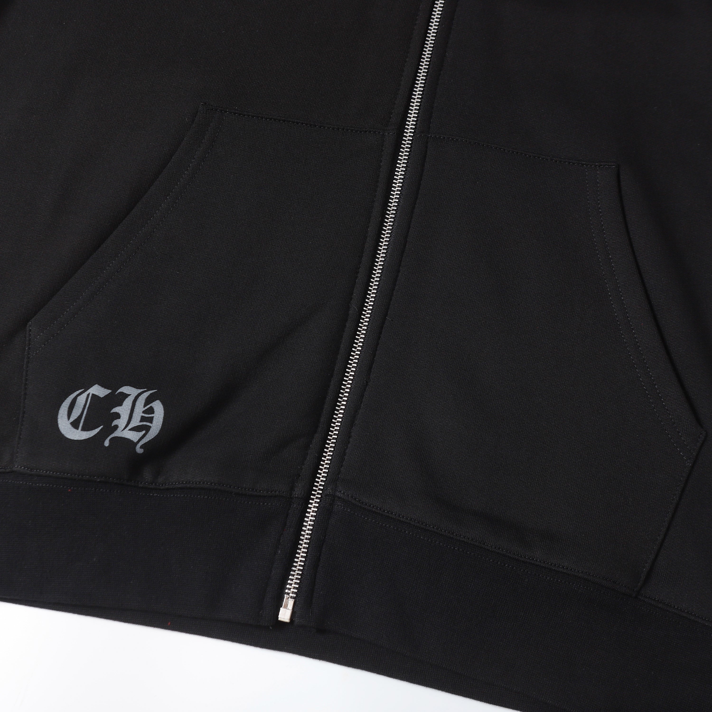 【クロムハーツ】 Chrome Hearts Zip Up Hoodie 9823 Tシャツ 長袖パーカー