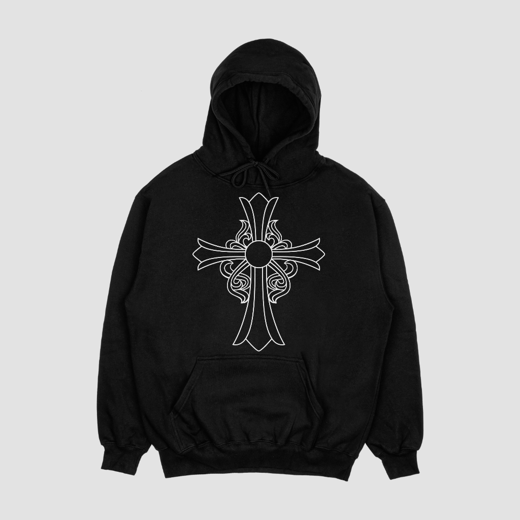 Chrome Hearts クラシックなロゴプリントパーカー