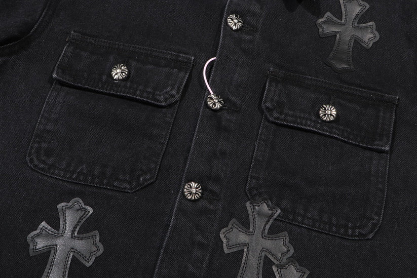 【Chrome Hearts】クロムハーツ 新作デニムジャケット Tシャツ