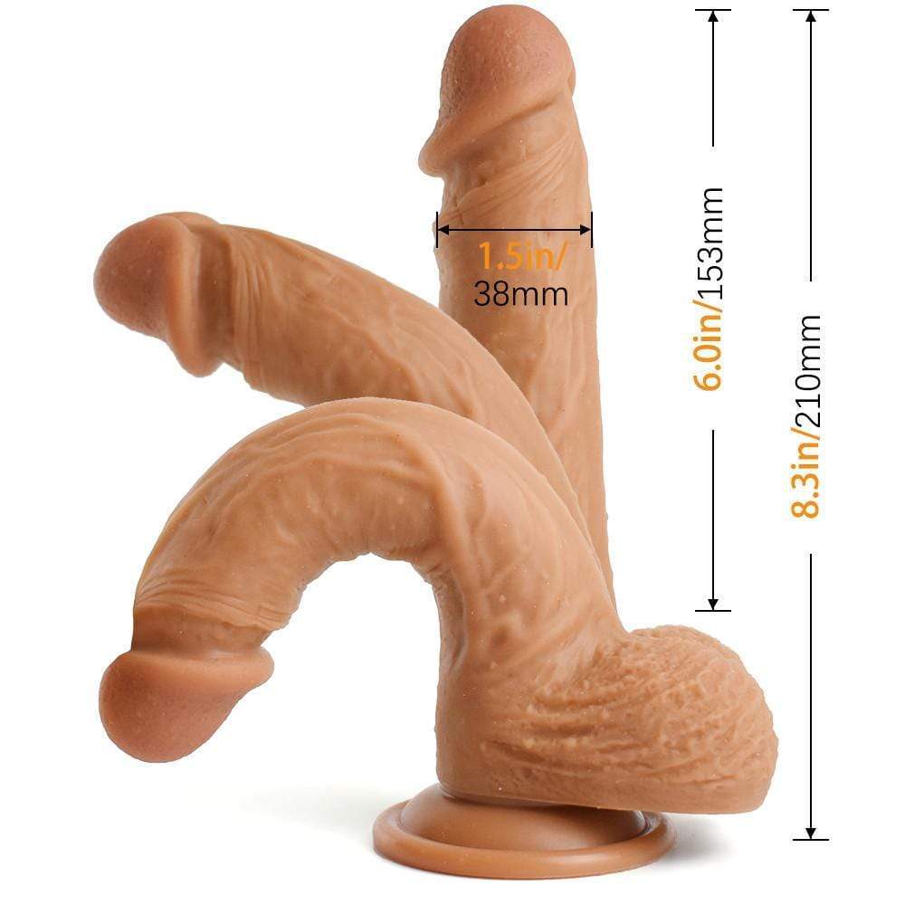 NO.3--Strap on 8.3 inch Dildo