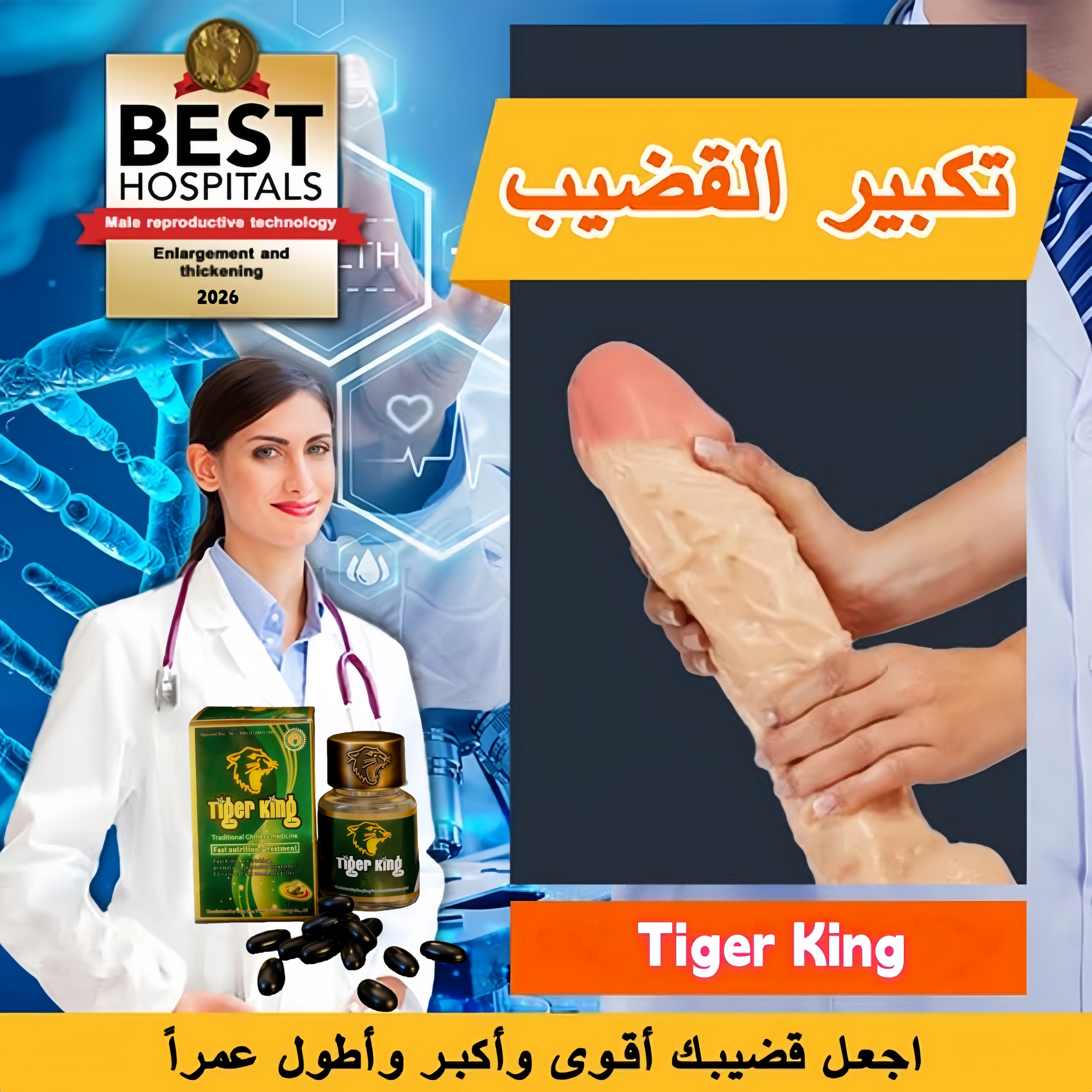 NO.67--Tiger King™: Herbal Support for Men’s PE/Prostatitis