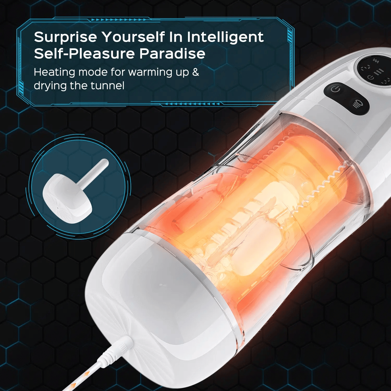 NO.10--Automatic Sucking Vibrating Male Masturbator