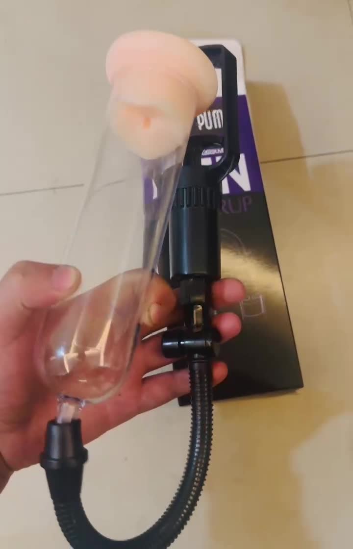 NO.9--Male Penis Pump Manual Enhancement Erection Trainer
